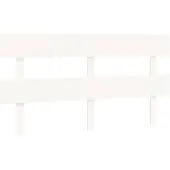 vidaXL Hoofdbord 164x3x81 cm massief grenenhout wit
