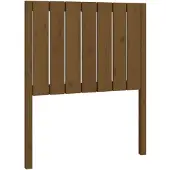 vidaXL Hoofdbord 80,5x4x100 cm massief grenenhout honingbruin