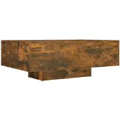 vidaXL Salontafel 85x55x31 cm bewerkt hout gerookt eikenkleurig