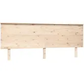vidaXL Hoofdbord 204x6x82,5 cm massief grenenhout
