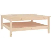 vidaXL Salontafel 100x100x40 cm massief grenenhout