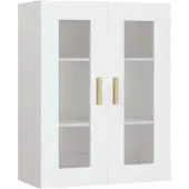 vidaXL Bovenkast 69,5x34x90 cm wit