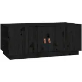 vidaXL Salontafel 100x50x41 cm massief grenenhout zwart