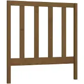 vidaXL Hoofdbord 96x4x100 cm massief grenenhout honingbruin