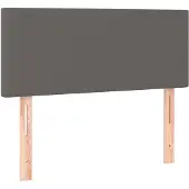 vidaXL Hoofdbord 90x5x78/88 cm kunstleer grijs