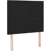 vidaXL Hoofdbord zwart 100x5x118/128 cm kunstleer