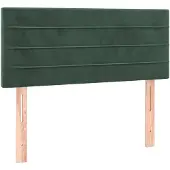 vidaXL Hoofdbord 80x5x78/88 cm fluweel donkergroen