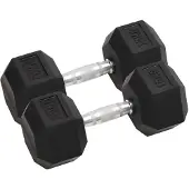 vidaXL Korte halterset, 2 stuks, totaal 15 kg, gietijzer