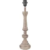 Clayre & Eef Lampenvoet Ø 13x51 cm hout kunststof rond lampvoet