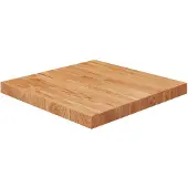 vidaXL Tafelblad vierkant 50x50x4cm massief eikenhout lichtbruin