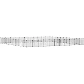 vidaXL Huisdierenkooi met deur 44 panelen 385x385x35 cm staal zwart