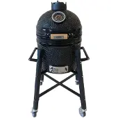 Patton Premium Kamado 15" met Verrijdbaar Onderstel - Medium - Ø33,5 cm - Zwart