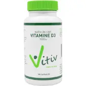 VITIV Natuurlijke Vitamine D3 1000iu Capsules