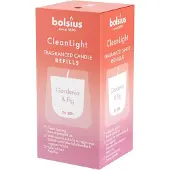 Bolsius - Clean Light - Geurkaars - Navulling - 2 stuks per verpakking - Gardenia & Fig