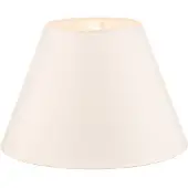 Duolla kap Sofia hoogte 31 cm, ecru/wit, crème / amber, Textiel / Stof / Zijde