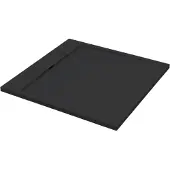 Best design Just Solid douchebak 90x90x3.5cm mat zwart