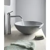 Sapho Minimal wastafelkraan verhoogd RVS