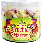Fortune | Reuzen Vruchtenharten | 120 stuks | Omdoos 6x