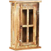 vidaXL Wandkast 44x21x72 cm massief gerecycled hout