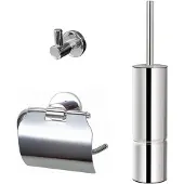 Best design Toiletset One Pack Rome Chroom