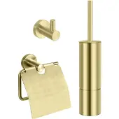 Best design Nancy toilet accessoires set mat goud
