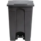 Jantex afvalemmer zwart 45L, 60(h) x 40,5(b) x 39,5(d)cm