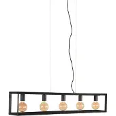 Present Time Tetto hanglamp 5-lichts zwart