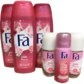 Fa Pink Passion Pakket - Douchegel / Deo Roller / Deo Spray