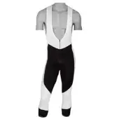 Northwave Evolution - Fietsbroek lang Z4 - Heren met bretels - Zwart met wit (XXL)