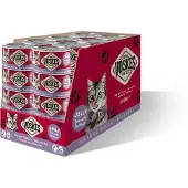 Voskes Jelly tonijn met zeebaars natvoer kat (24x85 g) 2 trays (48 x 85 g)