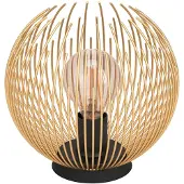 Eglo 900168 Venezuela Tafellamp Staal Zwart/Goud - 1 x E27