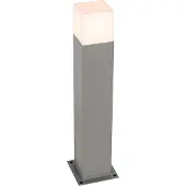 QAZQA Moderne staande buitenlamp grijs 50 cm IP44 - Denmark