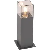 QAZQA Moderne staande buitenlamp 30 cm donkergrijs IP44 - Denmark
