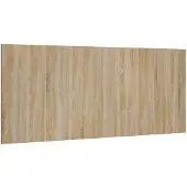 vidaXL Hoofdbord 200x1,5x80 cm bewerkt hout sonoma eikenkleurig