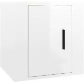 vidaXL Tv-wandmeubel 40x34,5x40 cm hoogglans wit