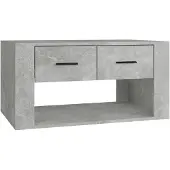 vidaXL Salontafel, betonkleur, 80x50x40 cm, houtvezel