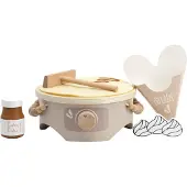 Label Crepe Maker Hout Nougat