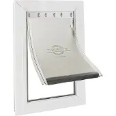 Petsafe 640 Hondenluik - Tot 45 Kg - Aluminium - Wit