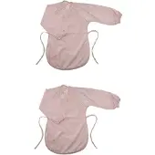 Silly billyz Towel Messy Eater Bibs Antique Pink 2 Stuks