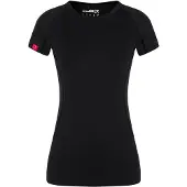 Rock Experience Makani 2.0 SS Woman T-Shirt Caviar L Thermo ondergoed voor dames