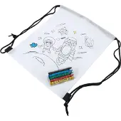 Roly Kleurboekje met Potloden en Tas met Raketprint (95097)