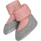Falke Baby Cosyshoe antislip noppen merinowol huissokken pantoffels meisjes jongens roze - Maat 17-18