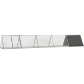 vidaXL Konijnenhok 504,5x80,5x71 cm gegalvaniseerd staal antraciet