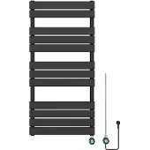 Guido Gusto Elektrische designradiator Ella 120x60cm mat zwart 700W