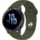 IMoshion Siliconen Sport bandje - Universeel 22 mm aansluiting - Olive Green