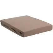 Beddinghouse - Jersey-stretch - Hoeslaken - 140x220 cm - Taupe - premium kwaliteit