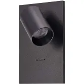 Arcchio spot Brinja, zwart, metaal, USB-C, schakelaar dimbaar, zwart, Hal, Aluminium, Modern, buitenspot
