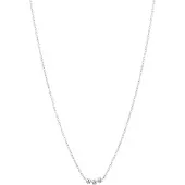 Lucardi Ketting zilver / transparant