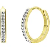 Lucardi Oorbellen goud / wit