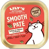 Lily's Kitchen Paté kip met zalm natvoer kat 2 trays ( 38 x 85 g)